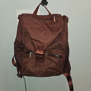 Burgundy Camo Athleta Backpack